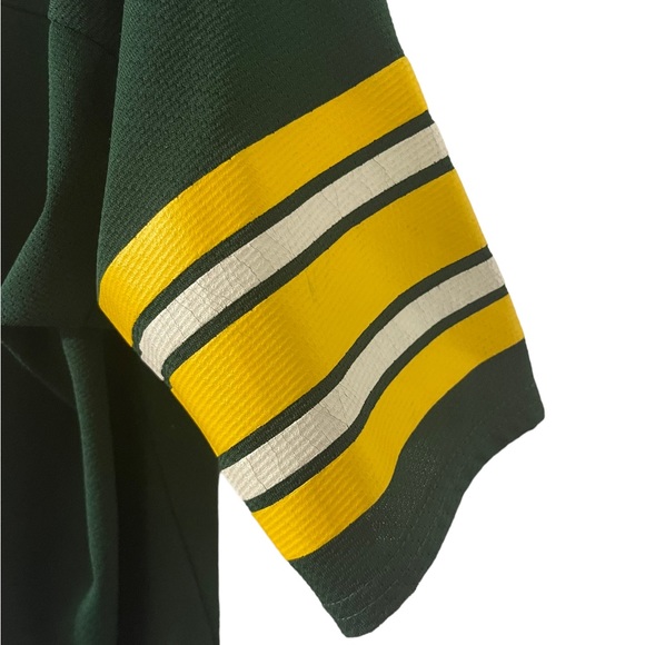 NFL Logo 7 Athletic Green Bay Packers Brett Favre 4 Jersey Large 46-48 - Picture 10 of 12